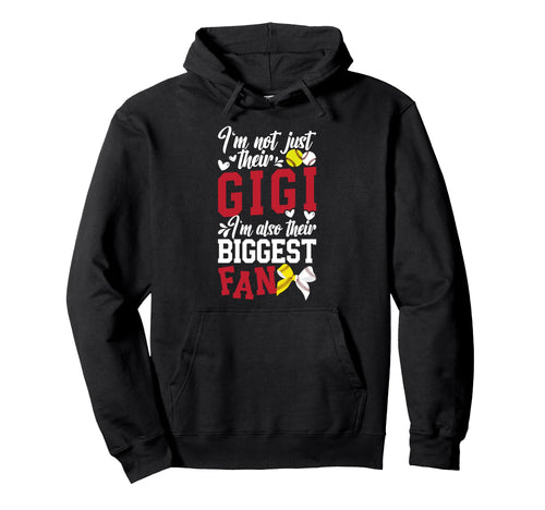 Their Biggest Fan Softball Baseball Hoodie - Novelty Apparel Men Women - T-Shirt, Sweatshirt, Hoodie