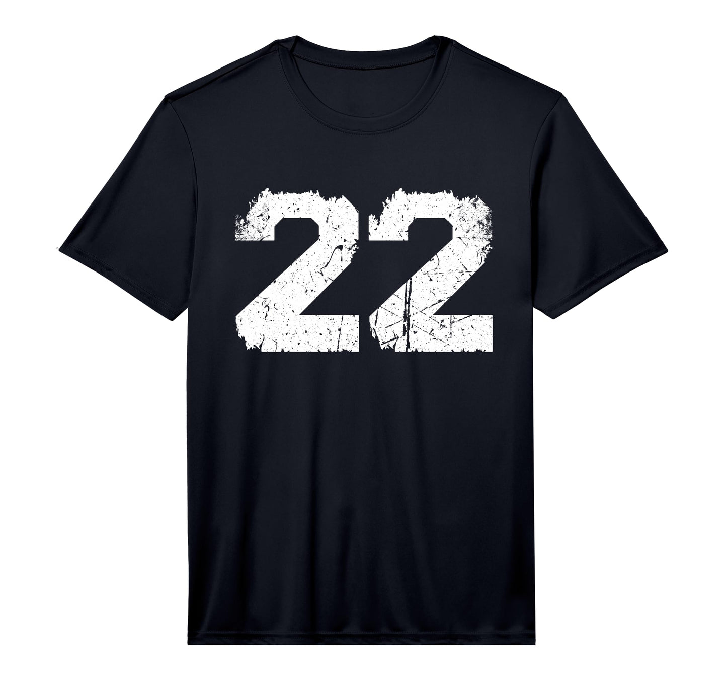 White Sports Team Number 22 T-Shirt - Novelty Apparel for Adults - T-Shirt, Sweatshirt, Hoodie