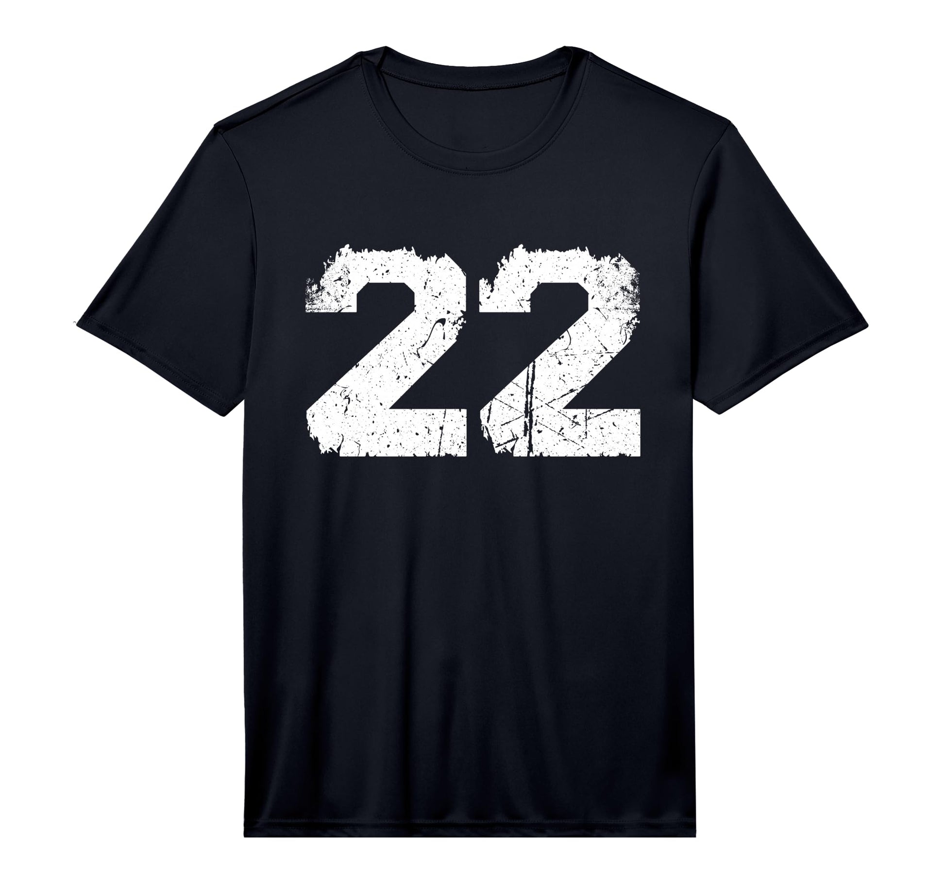 White Sports Team Number 22 T-Shirt - Novelty Apparel for Adults - T-Shirt, Sweatshirt, Hoodie