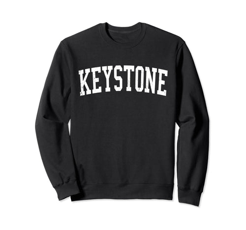 Keystone Fl Distressed White Varsity Sweatshirt - Fun Novelty Design Unisex - T-Shirt, Sweatshirt, Hoodie