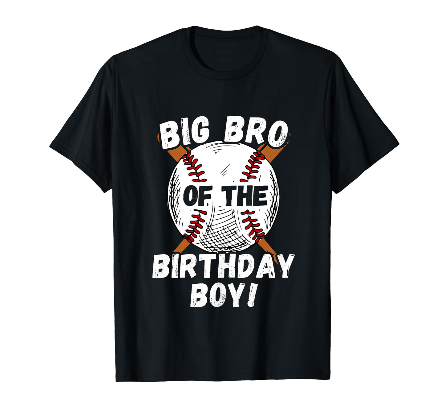 Brother Birthday Baseball Theme Matching T-Shirt - Minimalist Print Unisex - T-Shirt, Sweatshirt, Hoodie