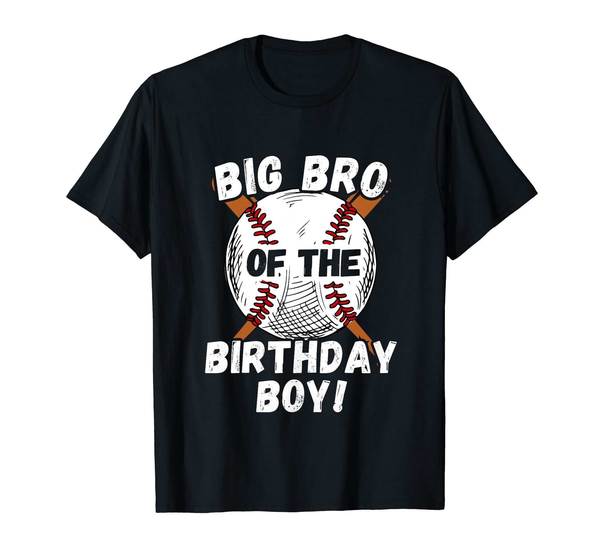 Brother Birthday Baseball Theme Matching T-Shirt - Minimalist Print Unisex - T-Shirt, Sweatshirt, Hoodie