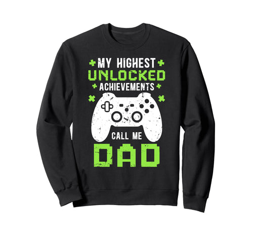 Proud Gaming Dad Gamer Dad Video Game Sweatshirt - Trendy Graphic Unisex - T-Shirt, Sweatshirt, Hoodie