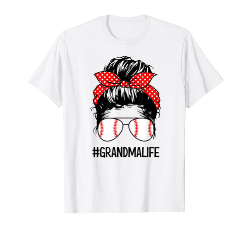 Baseball Nana Grandmalife Grandson T-Shirt - Novelty Apparel Unisex - T-Shirt, Sweatshirt, Hoodie