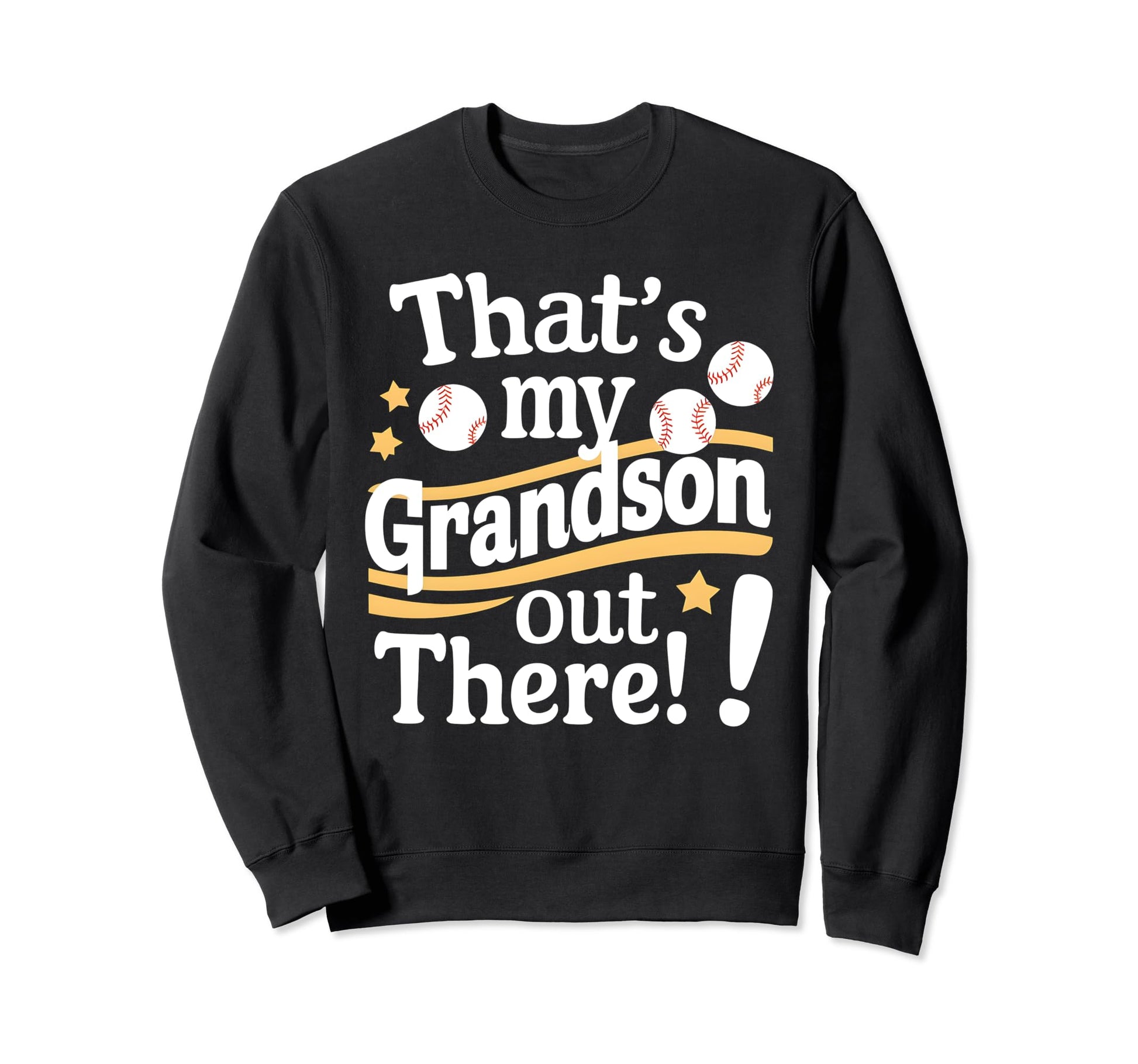 Grandma Grandpa Baseball Funny Sweatshirt - Streetwear Style for Adults - T-Shirt, Sweatshirt, Hoodie