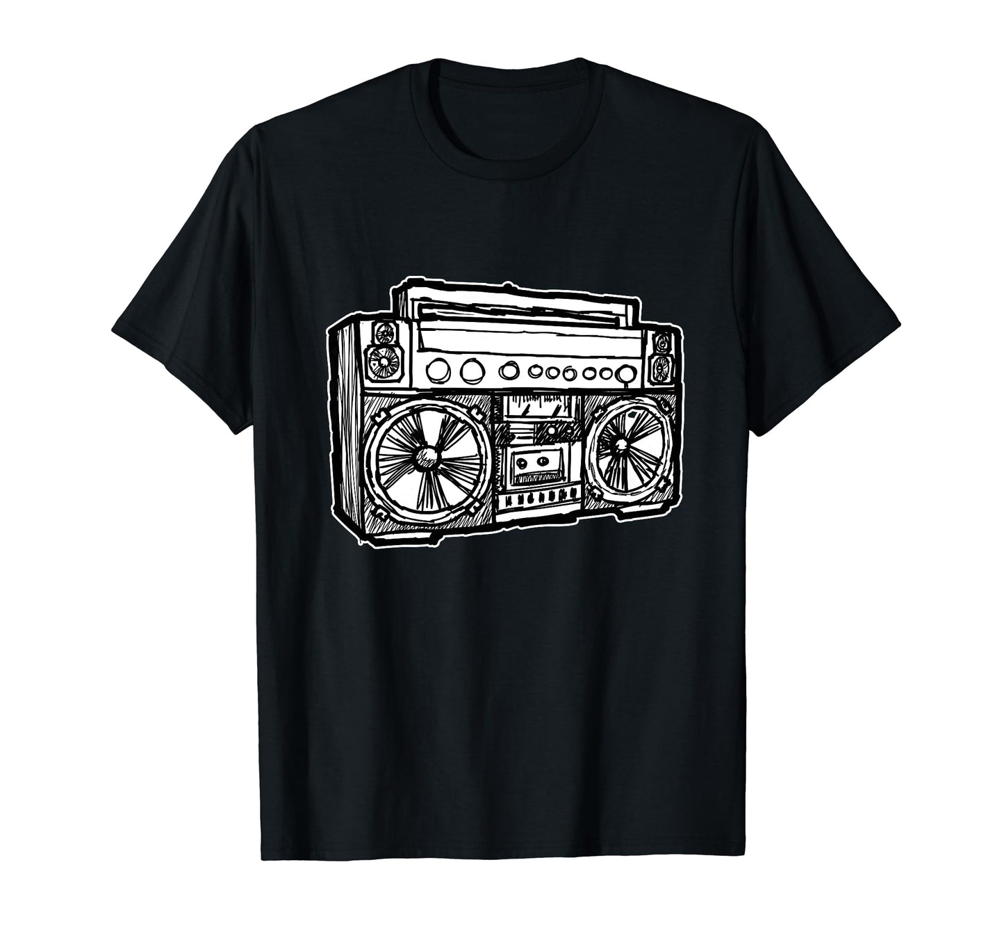 Ghetto Blaster 80S 90S Old Hip Hip Rap T-Shirt - Novelty Apparel Unisex - T-Shirt, Sweatshirt, Hoodie