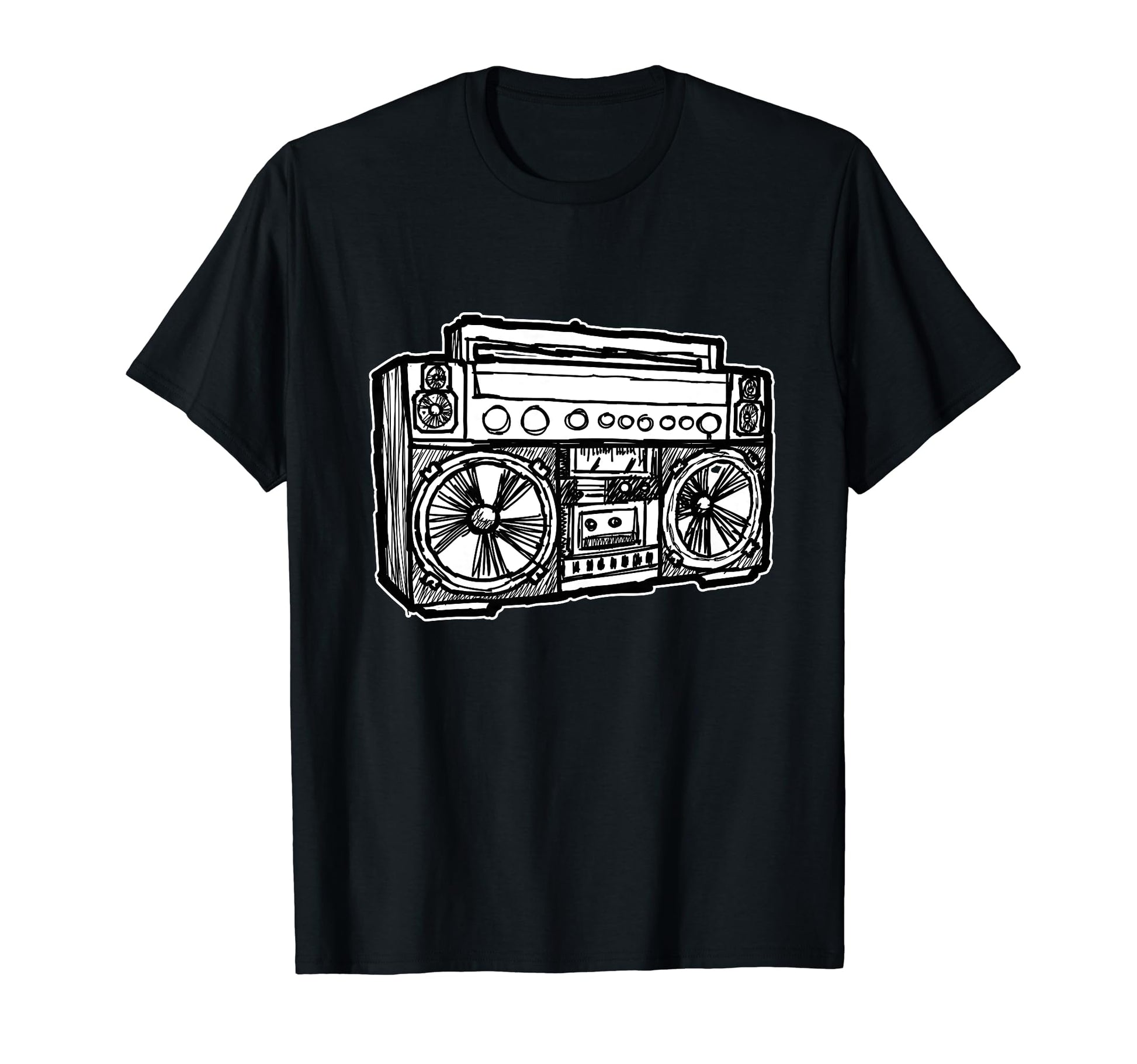 Ghetto Blaster 80S 90S Old Hip Hip Rap T-Shirt - Novelty Apparel Unisex - T-Shirt, Sweatshirt, Hoodie