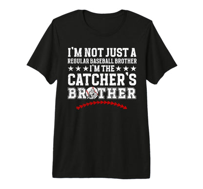 Im Baseball Catcher Brother Baseball T-Shirt - Custom Art Print Unisex - T-Shirt, Sweatshirt, Hoodie