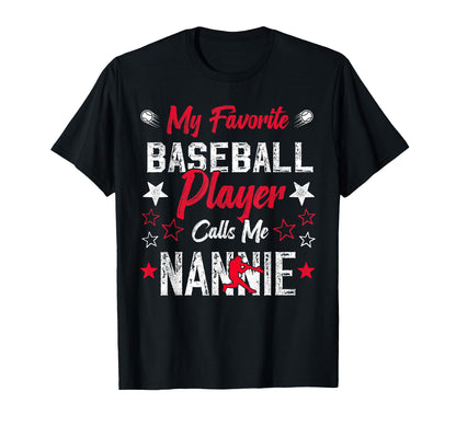 My Favorite Baseball Player Calls Me T-Shirt - Streetwear Style Men Women - T-Shirt, Sweatshirt, Hoodie