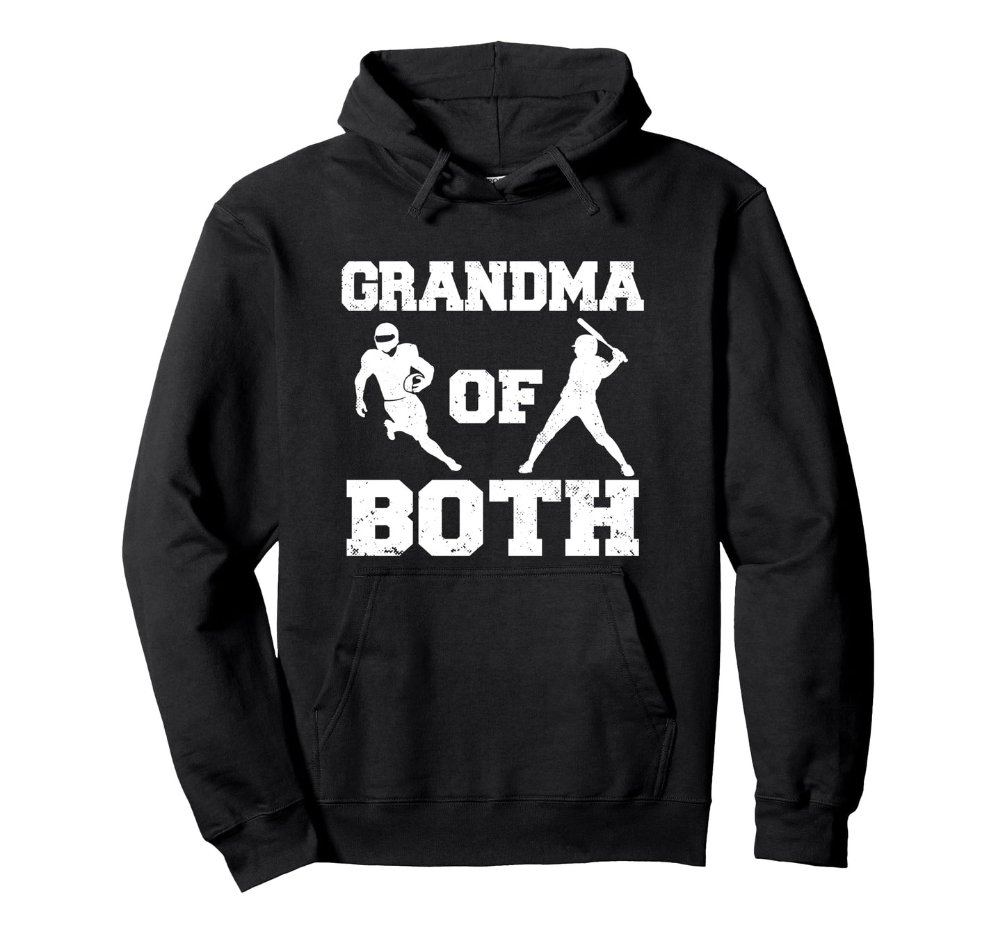 Grandma Both Funny Football Baseball Hoodie - Streetwear Style Unisex - T-Shirt, Sweatshirt, Hoodie