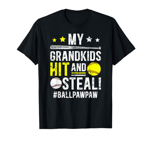 Ball Pawpaw Baseball Softball Pawpaw T-Shirt - Custom Art Print Unisex - T-Shirt, Sweatshirt, Hoodie