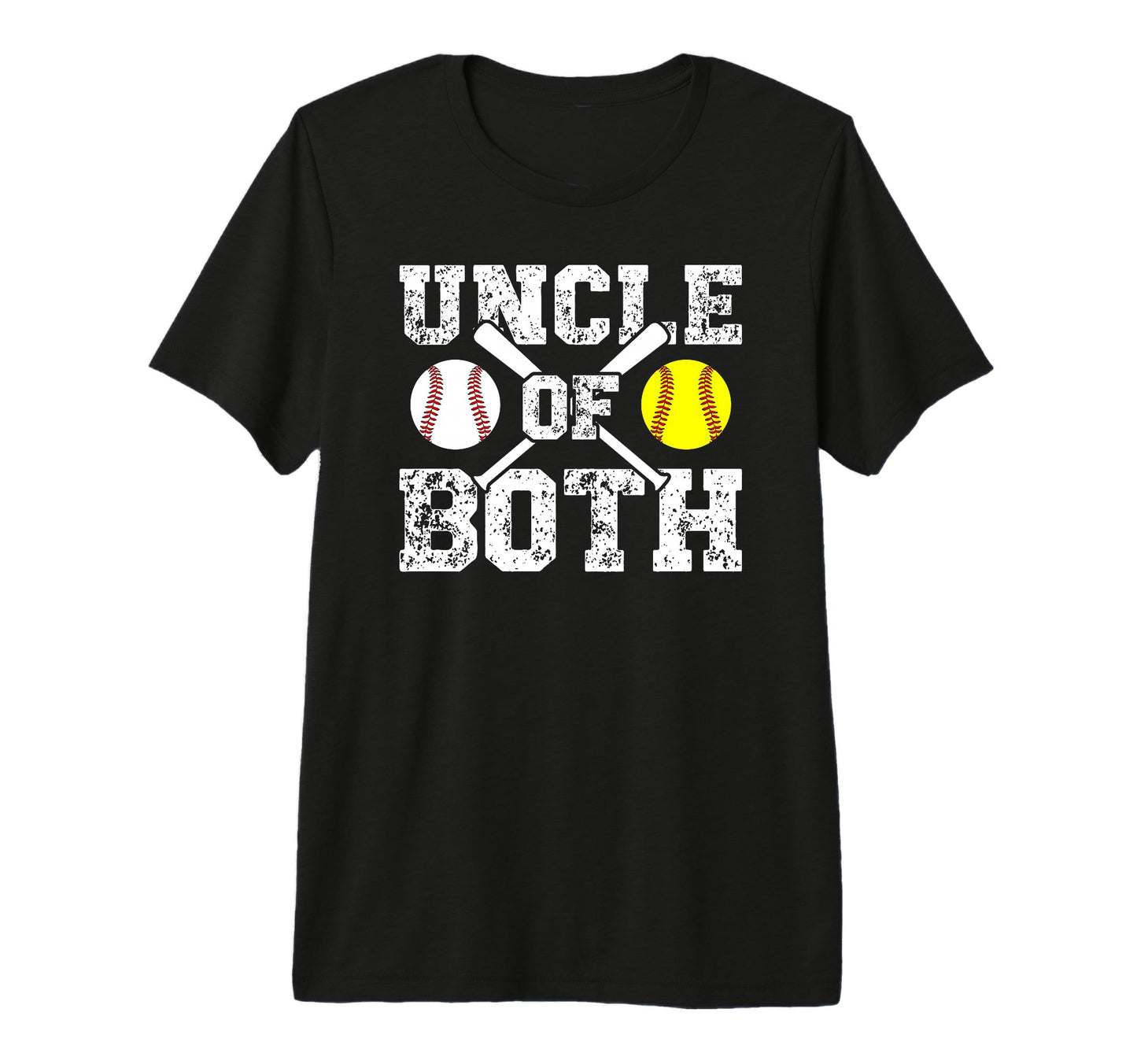Mens Uncle Both Baseball T-Shirt - Casual Everyday Wear for Adults - T-Shirt, Sweatshirt, Hoodie
