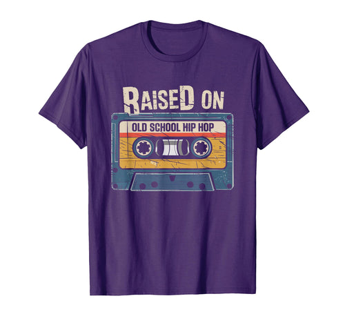 Raised Old School Hip Hop Cassette T-Shirt - Unique Graphic for Adults - T-Shirt, Sweatshirt, Hoodie