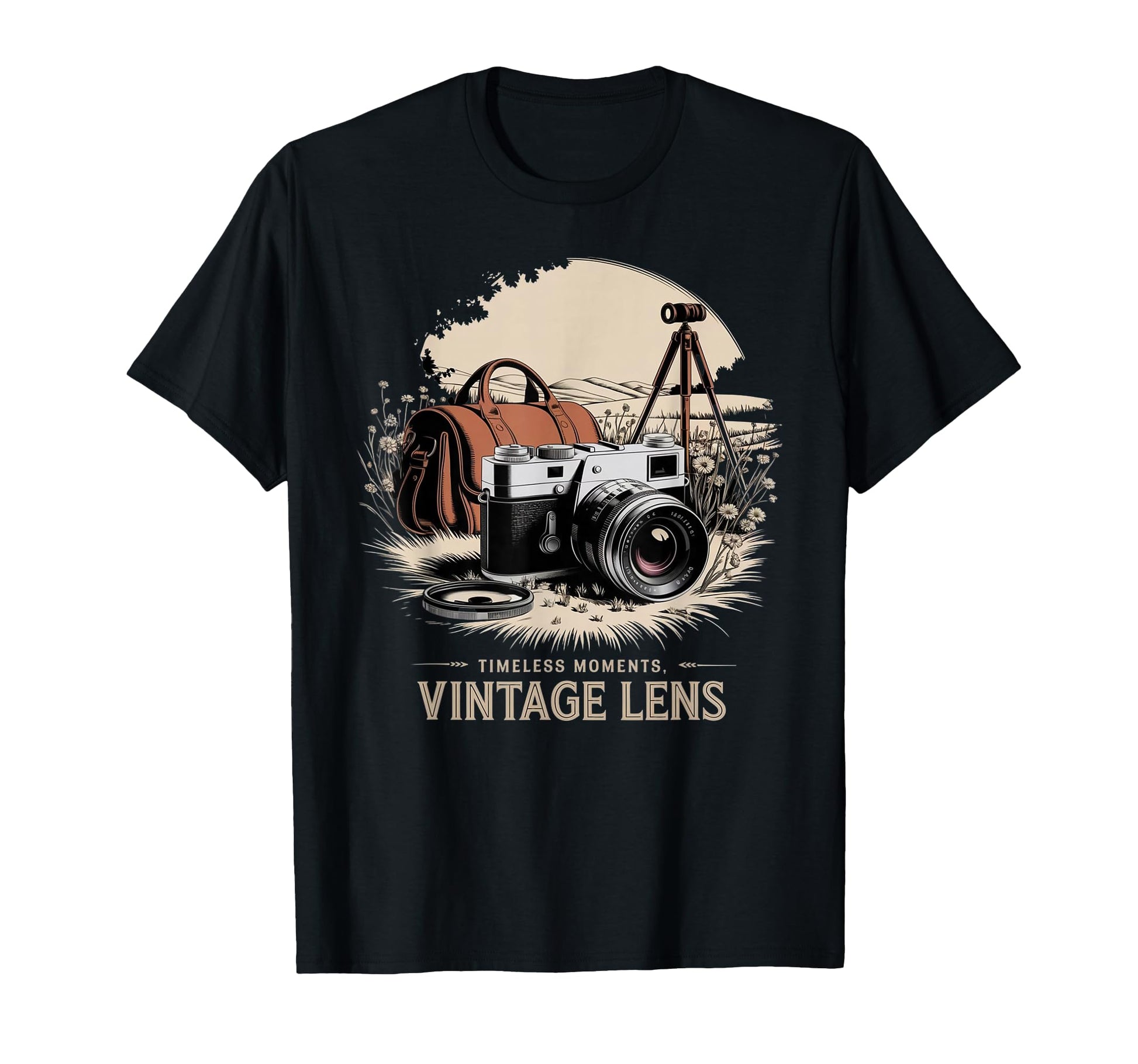 Timeless Camera Landscape Memory Snapshot T-Shirt - Custom Art Print Unisex - T-Shirt, Sweatshirt, Hoodie