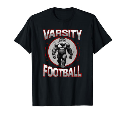 Bigfoot Lover Varsity Football Season Game T-Shirt - Unique Graphic Unisex - T-Shirt, Sweatshirt, Hoodie