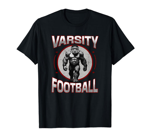 Bigfoot Lover Varsity Football Season Game T-Shirt - Unique Graphic Unisex - T-Shirt, Sweatshirt, Hoodie