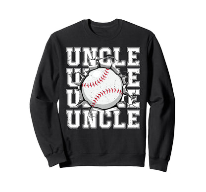 Baseball Uncle Cracked Wall Sweatshirt - Streetwear Style for Adults - T-Shirt, Sweatshirt, Hoodie