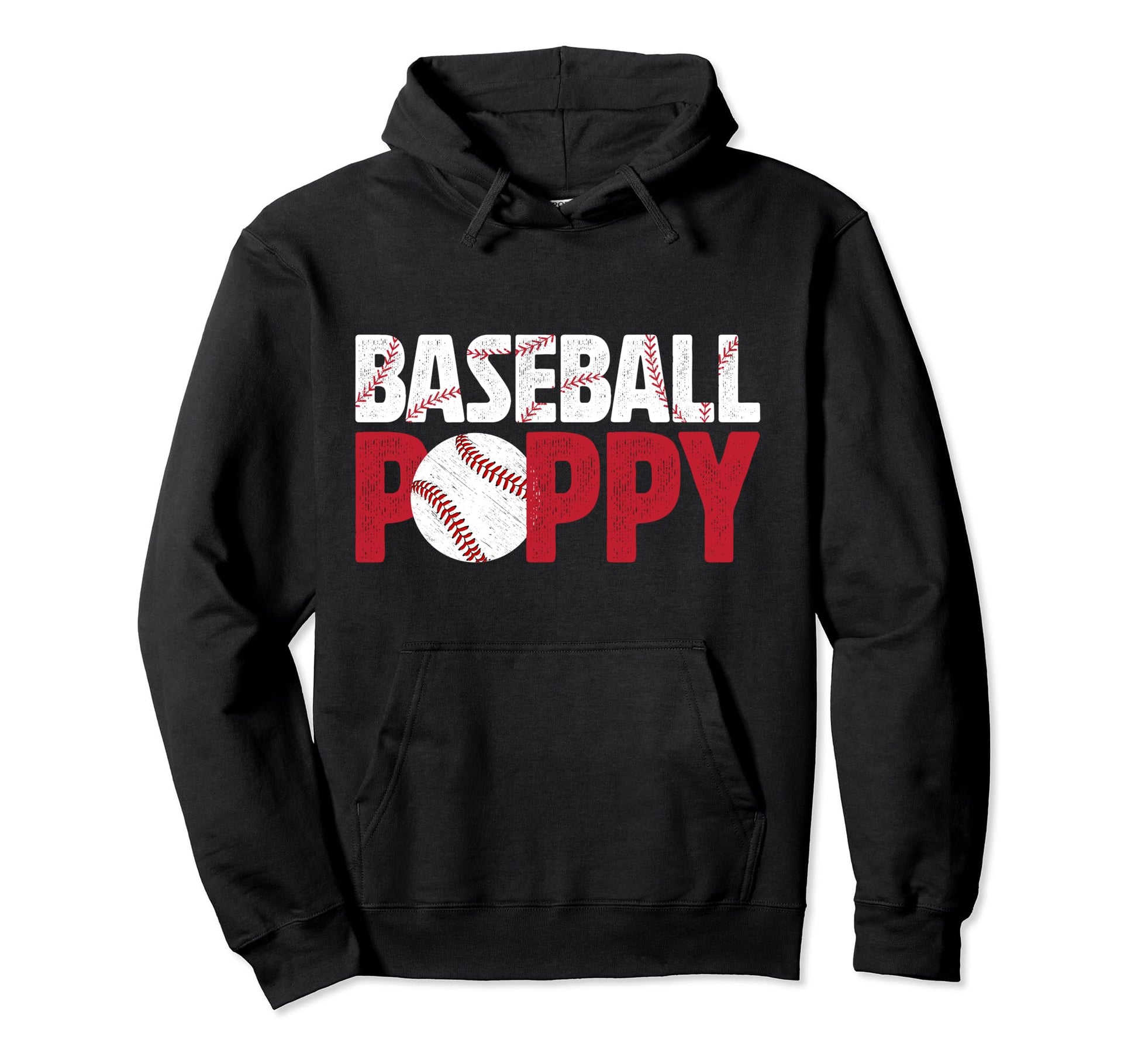 Baseball Poppy Baseball Player Poppy Hoodie - Minimalist Print Unisex - T-Shirt, Sweatshirt, Hoodie