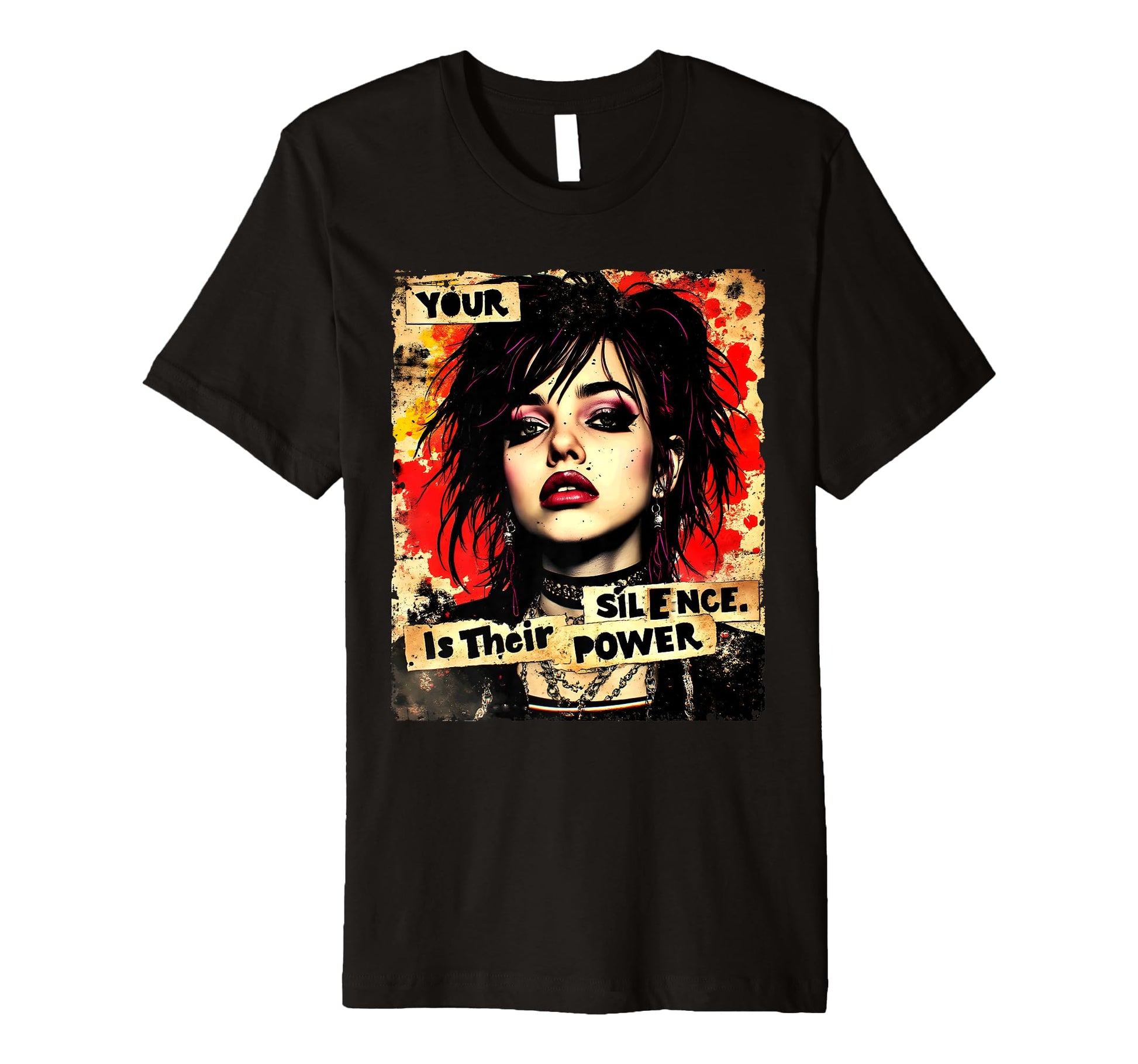 Punk Graffiti 90S Grunge Urban T-Shirt - Casual Everyday Wear for Adults - T-Shirt, Sweatshirt, Hoodie