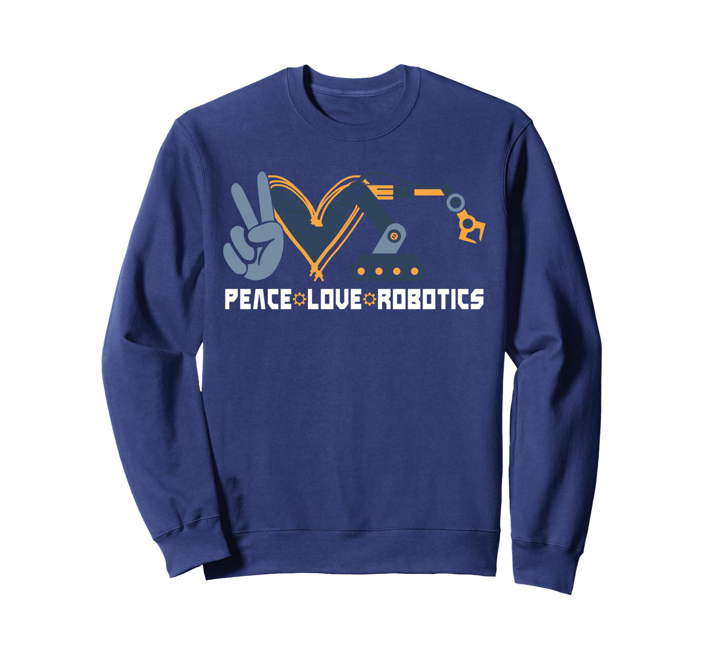Robot Robotics Engineer Sweatshirt - Casual Everyday Wear for Adults - T-Shirt, Sweatshirt, Hoodie