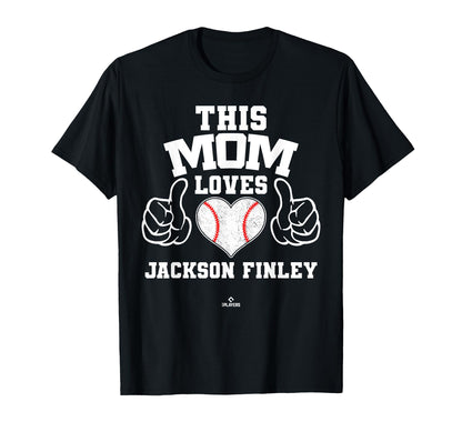 This Mom Loves Jackson Finley T-Shirt - Custom Art Print for Adults - T-Shirt, Sweatshirt, Hoodie