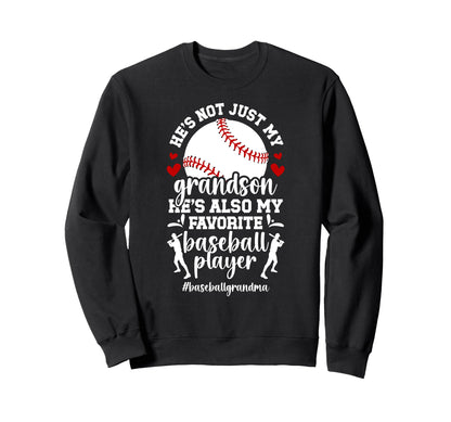 Proud Baseball Grandma Baseball Sweatshirt - Aesthetic Graphic Men Women - T-Shirt, Sweatshirt, Hoodie