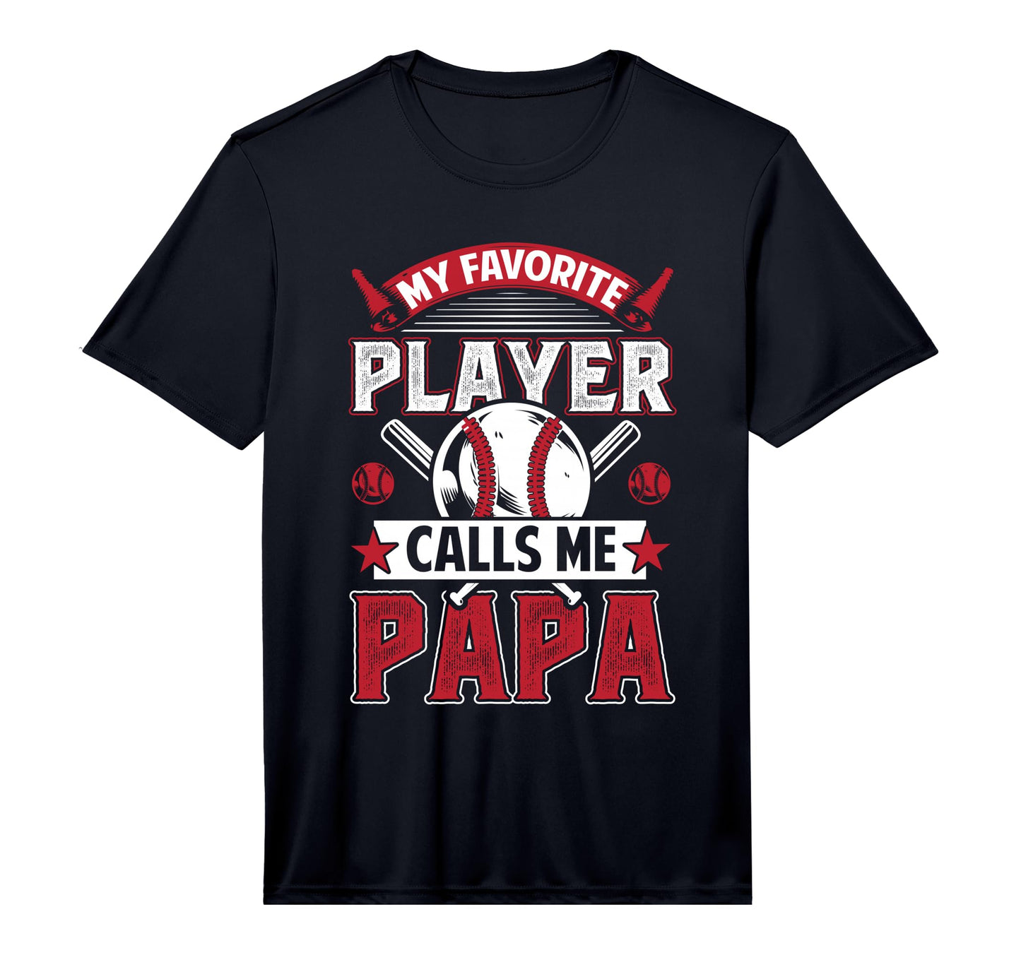 Mens My Favorite Baseball Player Calls T-Shirt - Graphic Print for Adults - T-Shirt, Sweatshirt, Hoodie