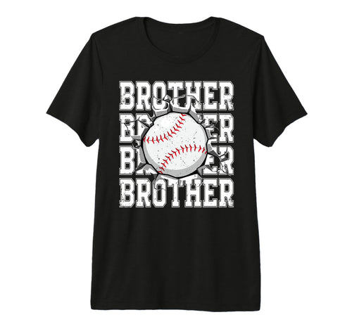 Baseball Brother Cracked Wall Family T-Shirt - Casual Everyday Wear Unisex - T-Shirt, Sweatshirt, Hoodie