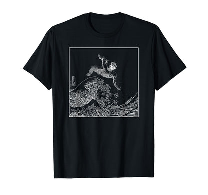 Great Vaporwave Off Kanagawa Japanese T-Shirt - Trendy Graphic for Adults - T-Shirt, Sweatshirt, Hoodie