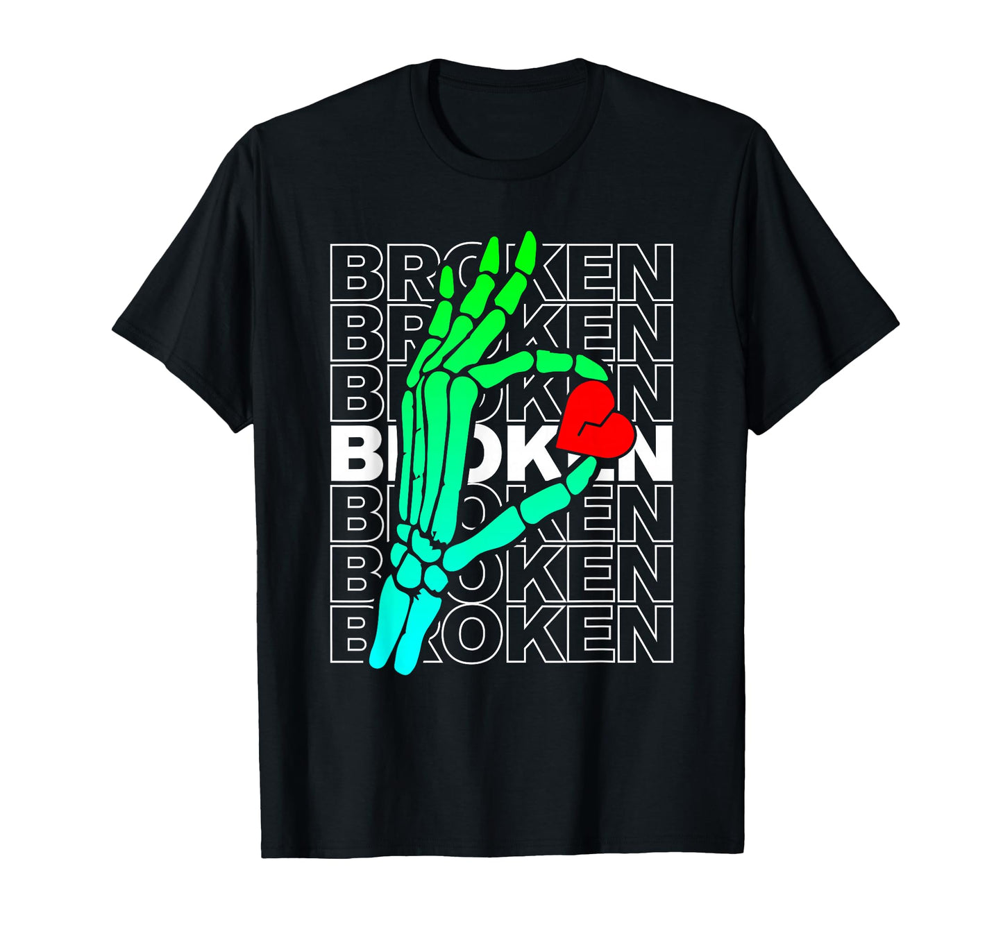 Broken Heart Aesthetic Edgy T-Shirt - Casual Everyday Wear Unisex - T-Shirt, Sweatshirt, Hoodie