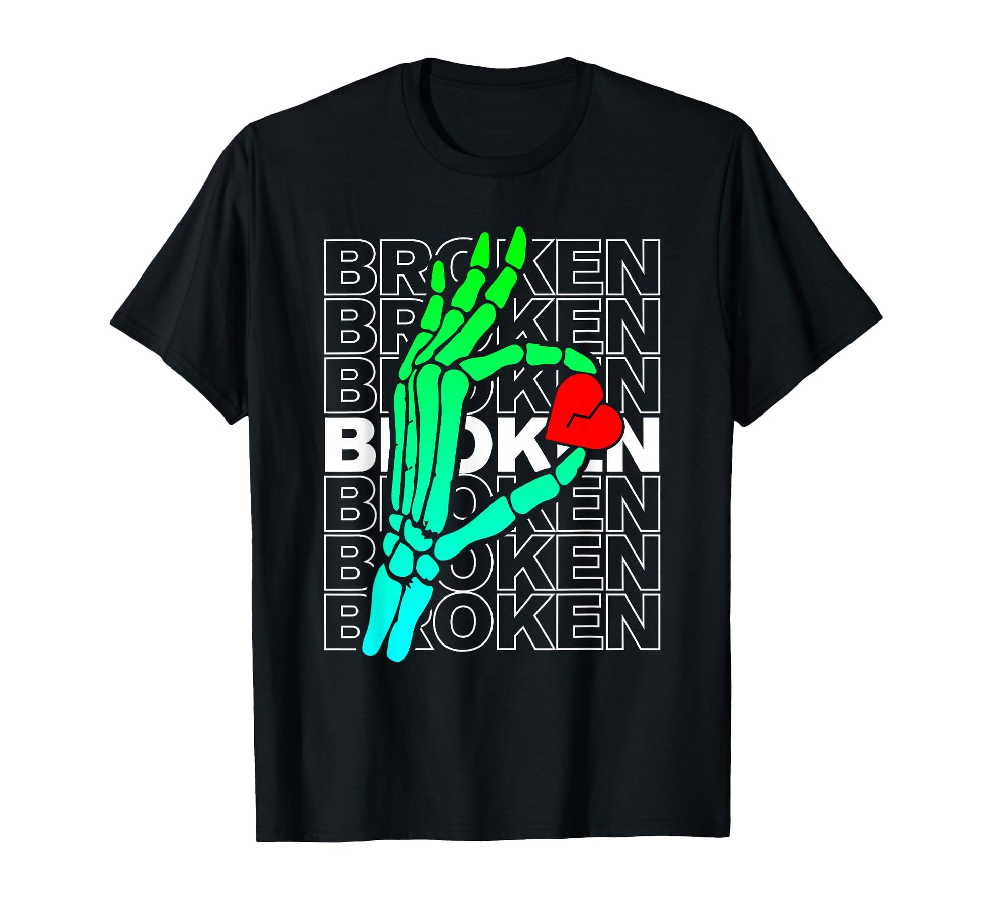 Broken Heart Aesthetic Edgy T-Shirt - Casual Everyday Wear Unisex - T-Shirt, Sweatshirt, Hoodie