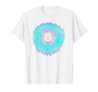 Flower Synthwave 80S Hippie Vaporwave T-Shirt - Unique Graphic Unisex - T-Shirt, Sweatshirt, Hoodie