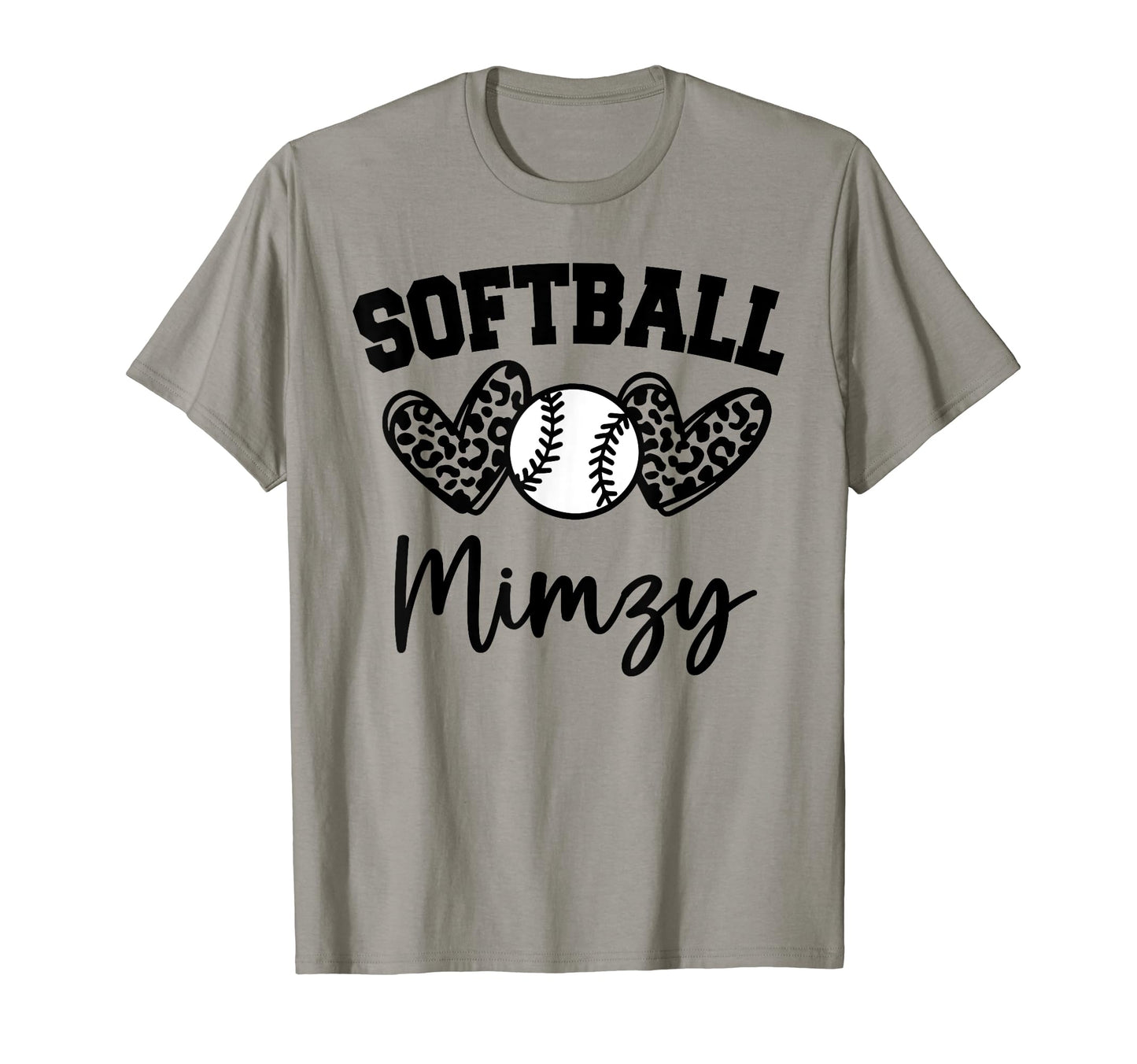 Personalized Baseball Heart Mimzy T-Shirt - Minimalist Print for Adults - T-Shirt, Sweatshirt, Hoodie