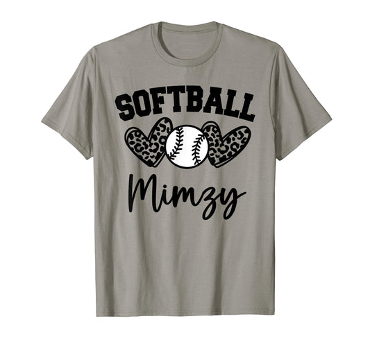 Personalized Baseball Heart Mimzy T-Shirt - Minimalist Print for Adults - T-Shirt, Sweatshirt, Hoodie