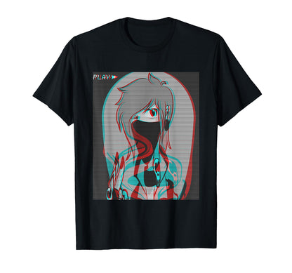 Sad Anime Eboy Egirl Harajuku T-Shirt - Custom Art Print for Adults - T-Shirt, Sweatshirt, Hoodie