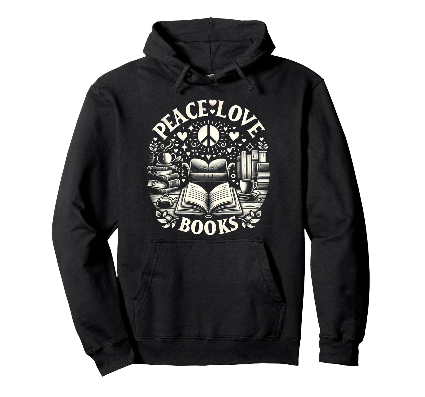 Literary Serenity Advocate Peace Love T-Shirt - Streetwear Style Unisex - T-Shirt, Sweatshirt, Hoodie