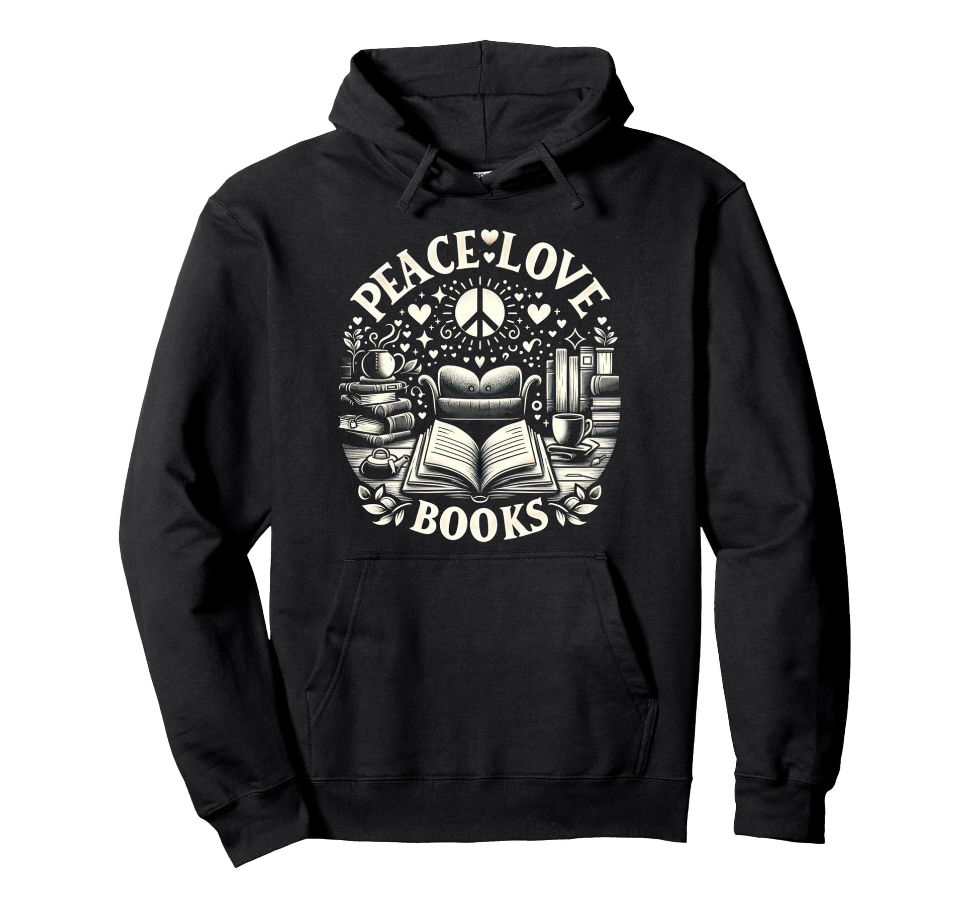 Literary Serenity Advocate Peace Love T-Shirt - Streetwear Style Unisex - T-Shirt, Sweatshirt, Hoodie