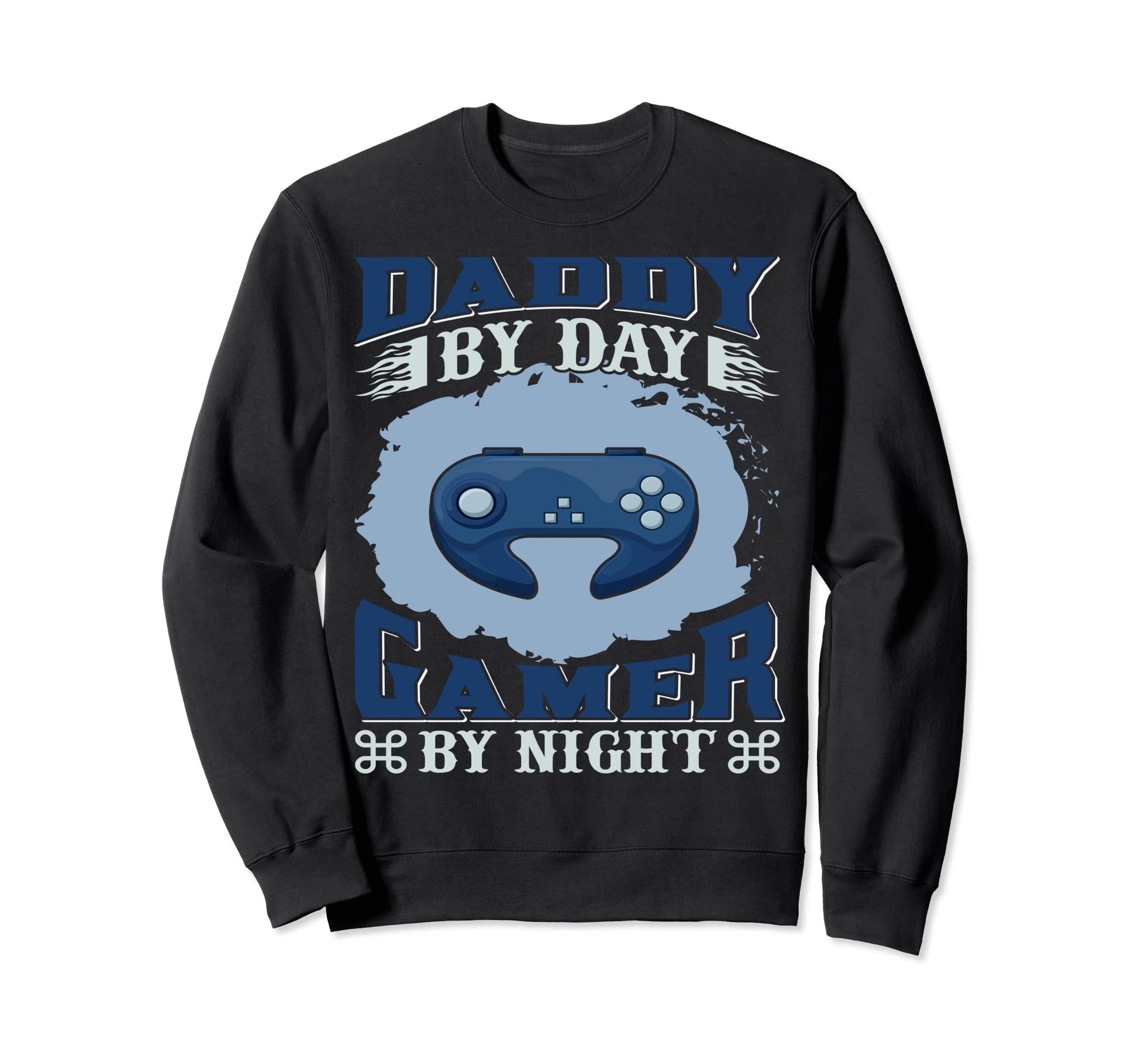 Funny Dad Daddy Day Gamer Night Sweatshirt - Fun Novelty Design for Adults - T-Shirt, Sweatshirt, Hoodie