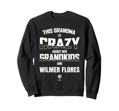 Grandma Crazy Wilmer Flores San Sweatshirt - Streetwear Style Men Women - T-Shirt, Sweatshirt, Hoodie