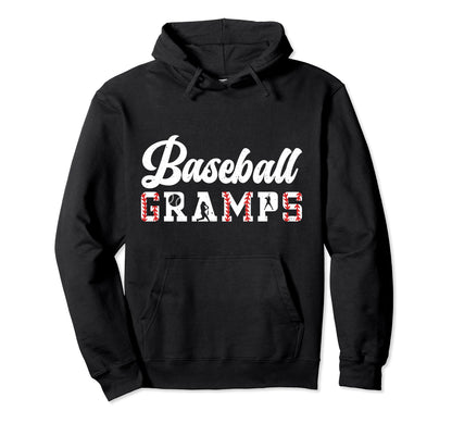 Baseball Gramps Grandpa Gramps Baseball Hoodie - Novelty Apparel Unisex - T-Shirt, Sweatshirt, Hoodie
