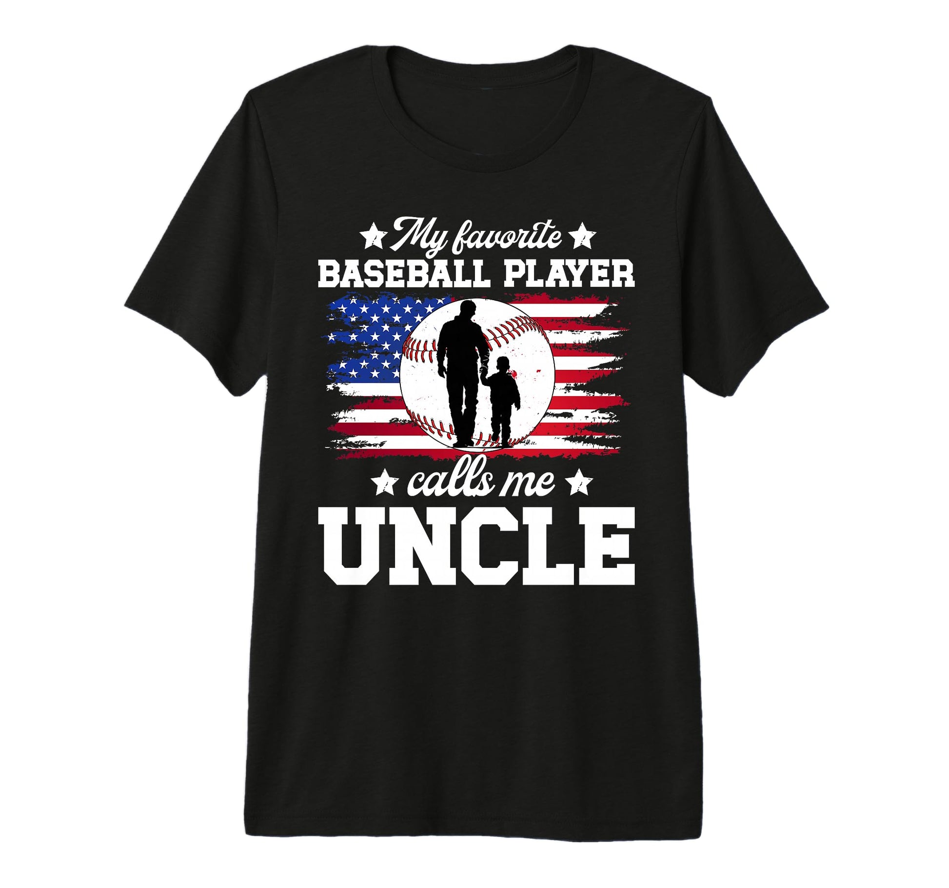 Mens Proud Baseball Uncle Baseball T-Shirt - Streetwear Style for Adults - T-Shirt, Sweatshirt, Hoodie