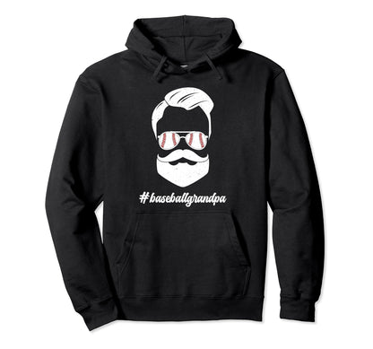 Baseball Grandpa Beard Baseball Hoodie - Casual Everyday Wear for Adults - T-Shirt, Sweatshirt, Hoodie