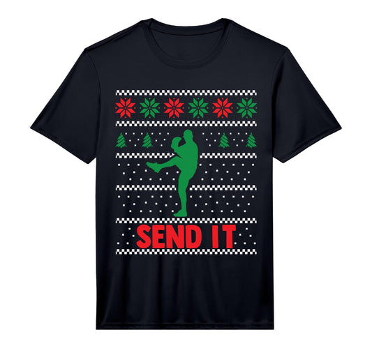 Funny Baseball Player Send It T-Shirt - Casual Everyday Wear Men Women - T-Shirt, Sweatshirt, Hoodie