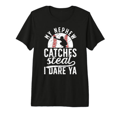 Baseball Catcher Aunt Funny Baseball T-Shirt - Fun Novelty Design Unisex - T-Shirt, Sweatshirt, Hoodie