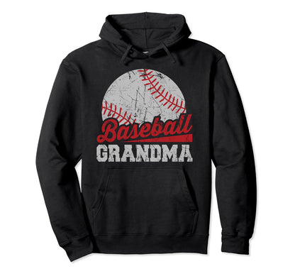 Baseball Grandma Happy Mothers Day Hoodie - Custom Art Print Unisex - T-Shirt, Sweatshirt, Hoodie