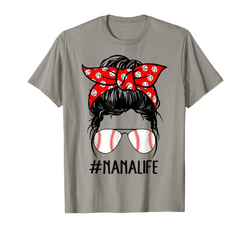 Nana Life Baseball Softball Mothers T-Shirt - Aesthetic Graphic for Adults - T-Shirt, Sweatshirt, Hoodie