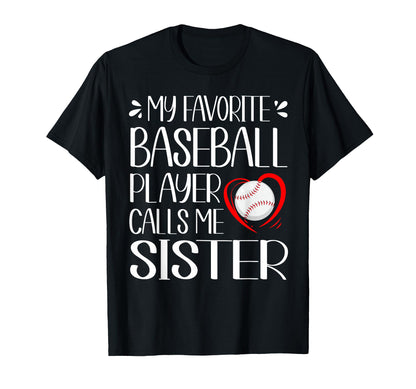 My Favorite Baseball Player Calls Me T-Shirt - Trendy Graphic for Adults - T-Shirt, Sweatshirt, Hoodie