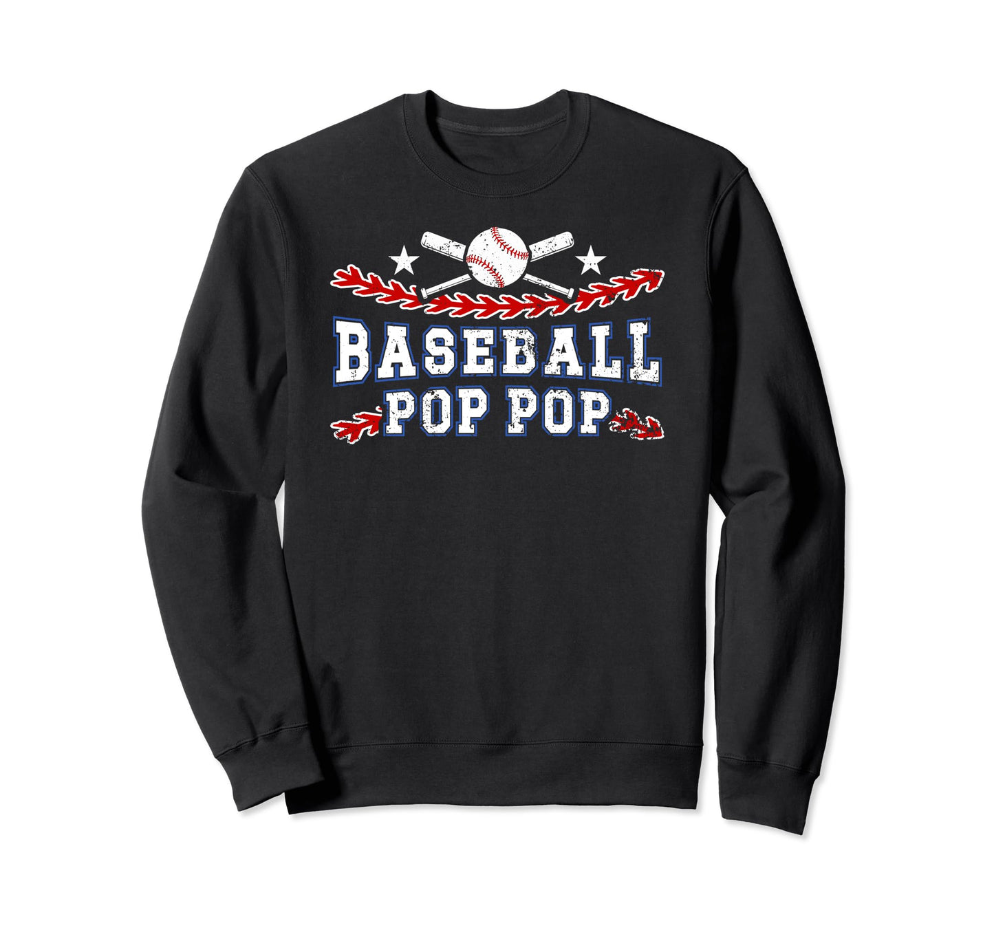 Baseball Pop Pop Best Grandpa Pop Sweatshirt - Trendy Graphic Men Women - T-Shirt, Sweatshirt, Hoodie
