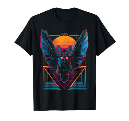 Mothman Cryptozoology Cryptid Vaporwave T-Shirt - Graphic Print Men Women - T-Shirt, Sweatshirt, Hoodie