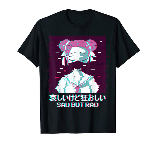 Geisha Anime Japanese Vaporwave Aesthetic T-Shirt - Graphic Print Unisex - T-Shirt, Sweatshirt, Hoodie
